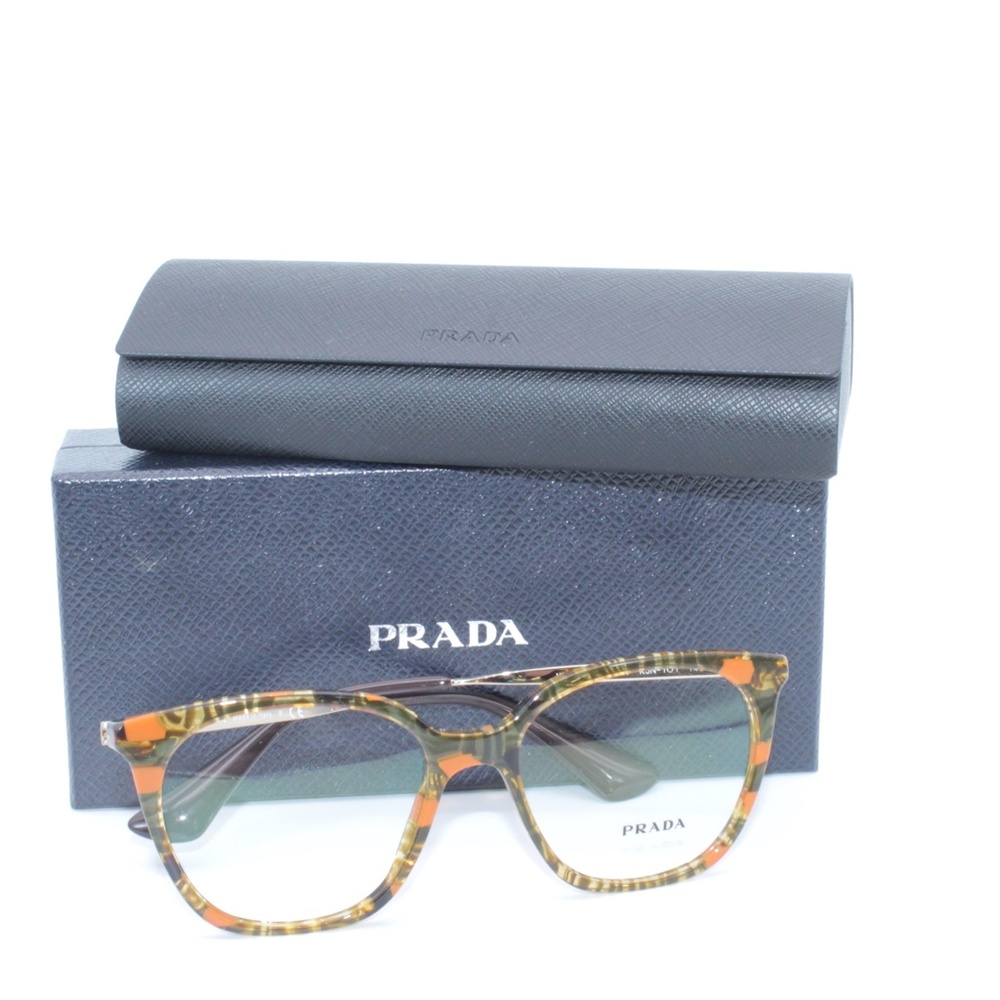 Prada Eyeglasses VPR11T 53.17 KJN-101 140 Stripped - Picture 7 of 7